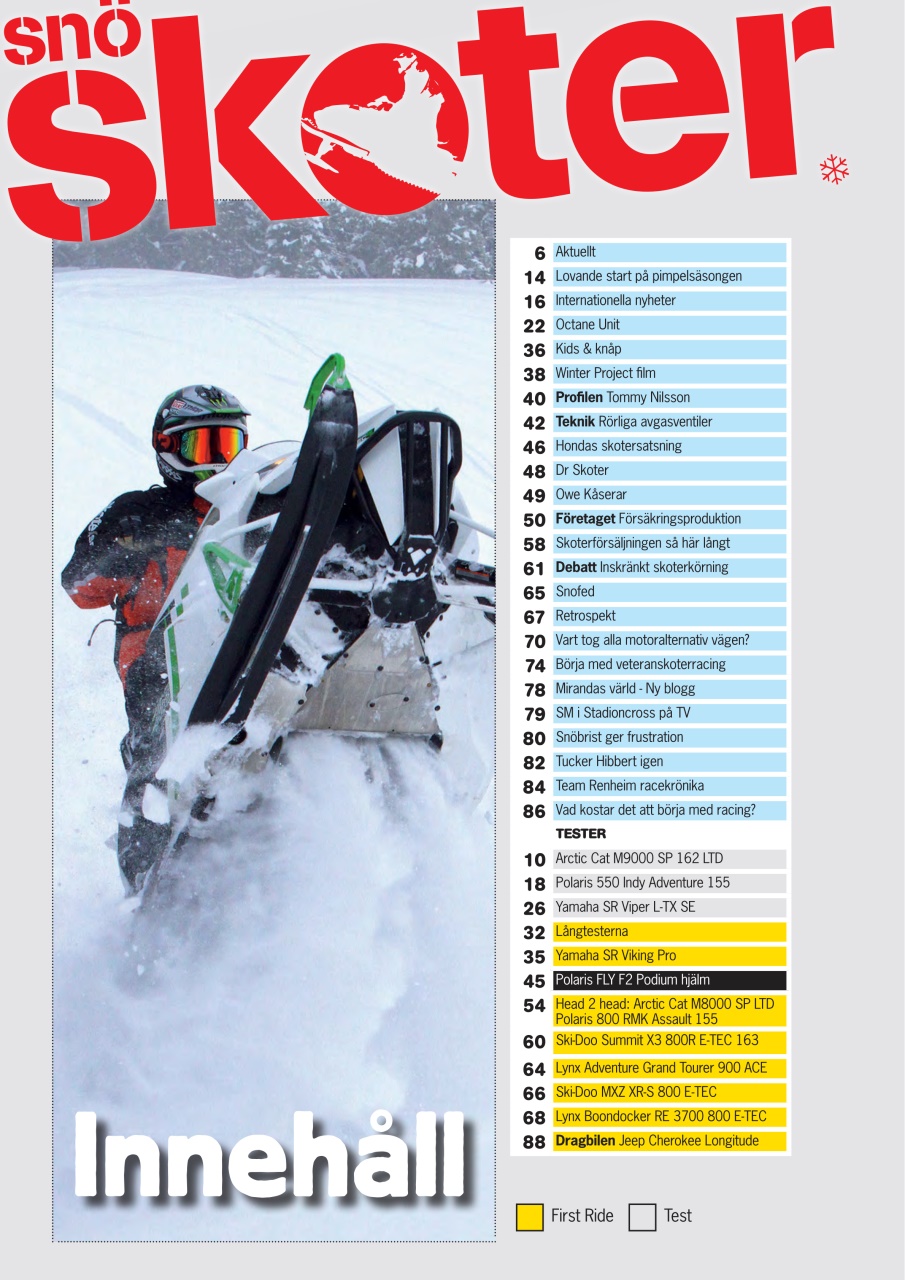 Tidningen Snöskoter Preview Pages