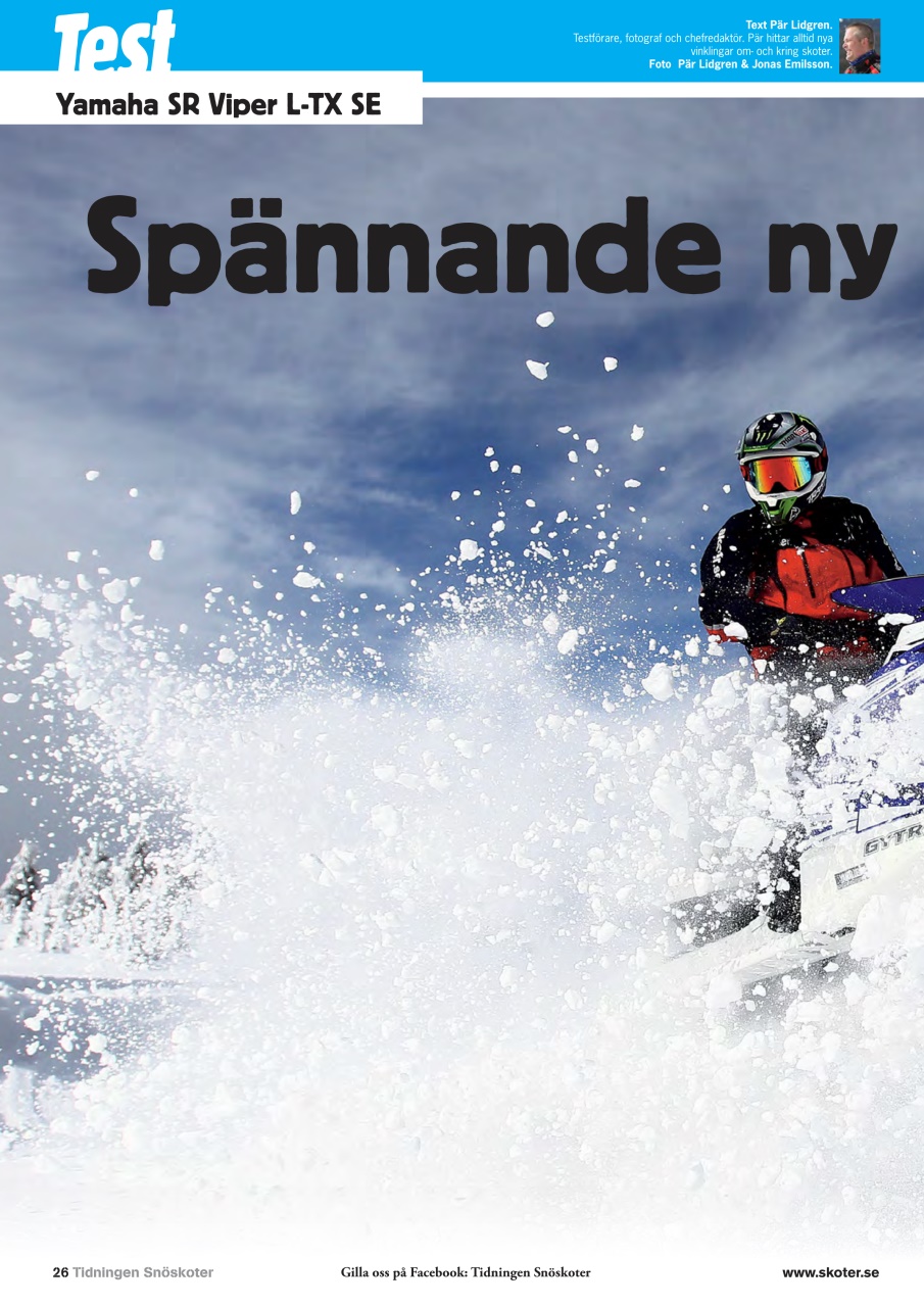 Tidningen Snöskoter Preview Pages