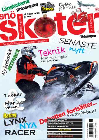 Tidningen Snöskoter issue 6-2014