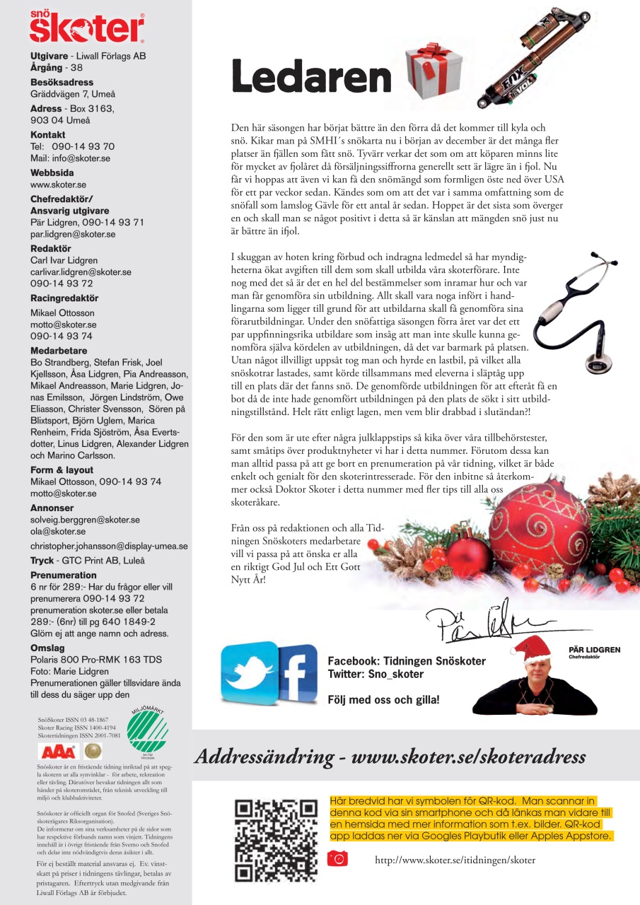 Tidningen Snöskoter Preview Pages