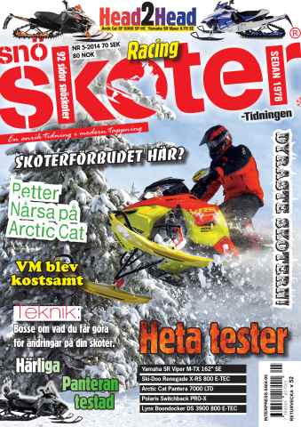 Tidningen Snöskoter issue 5-2014