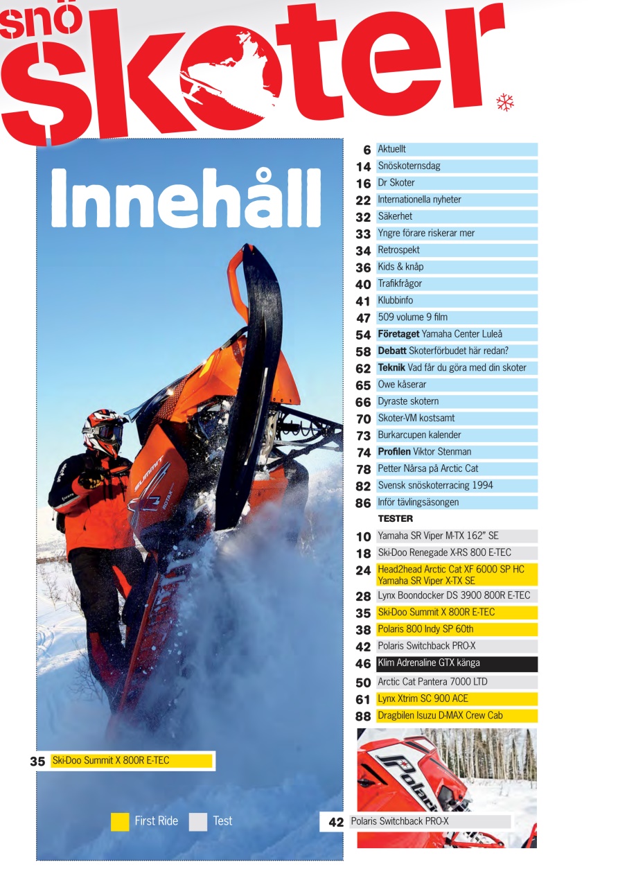 Tidningen Snöskoter Preview Pages