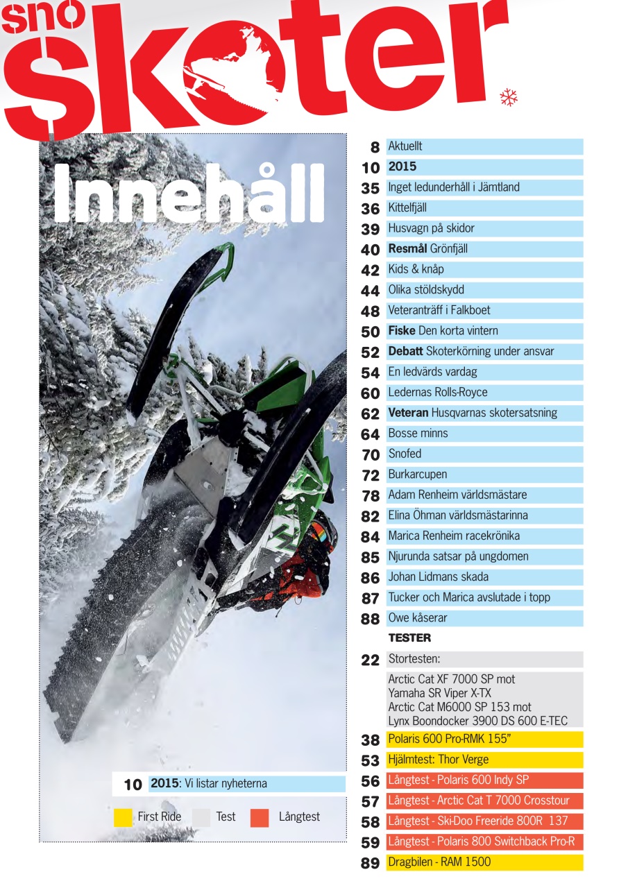 Tidningen Snöskoter Preview Pages