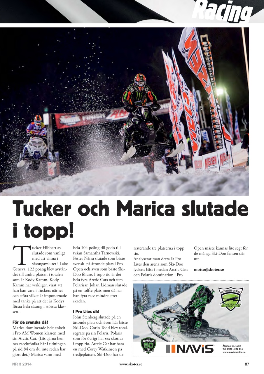 Tidningen Snöskoter Preview Pages