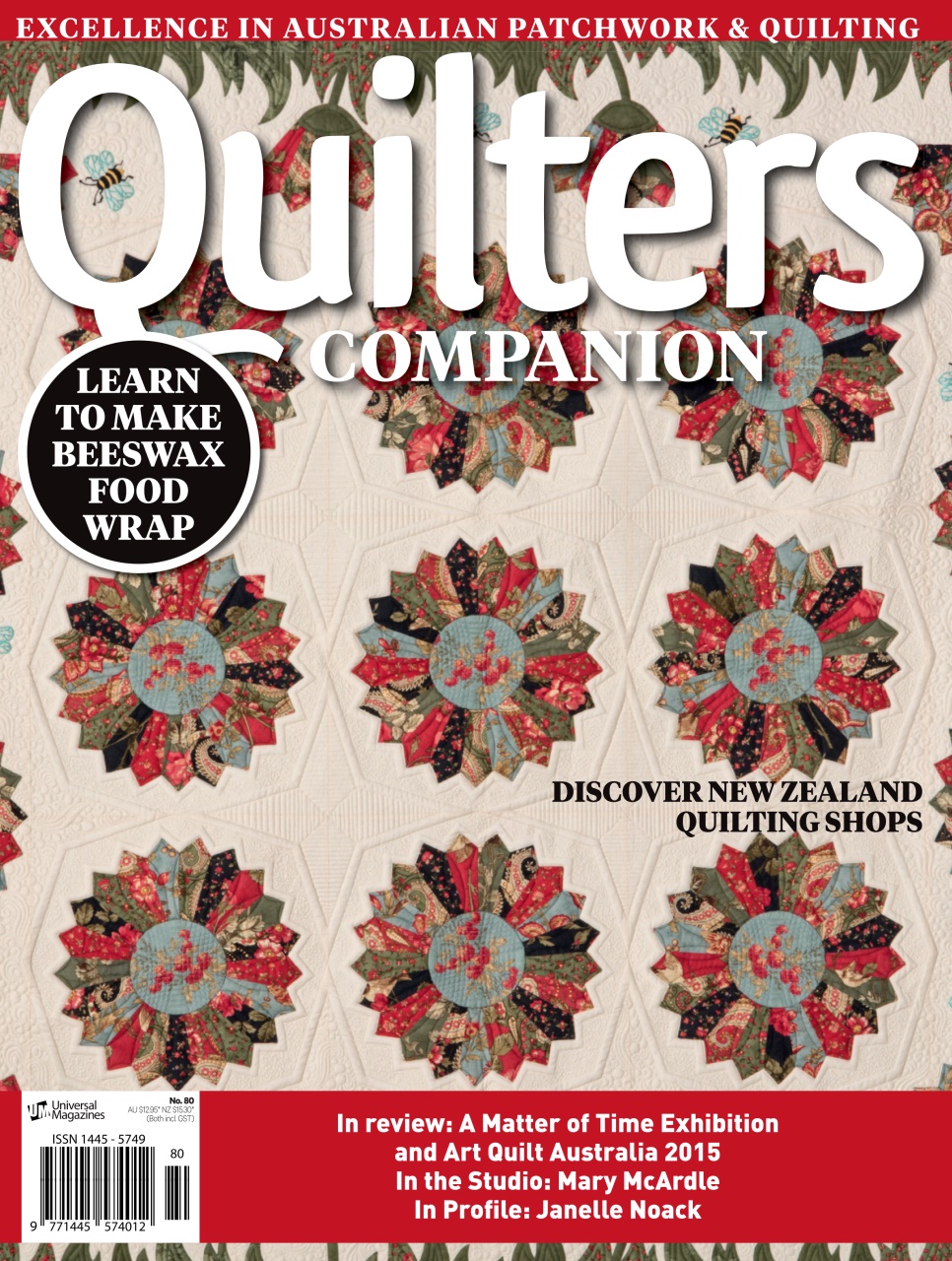Quilters Companion Magazine Issue80 2016 Back Issue