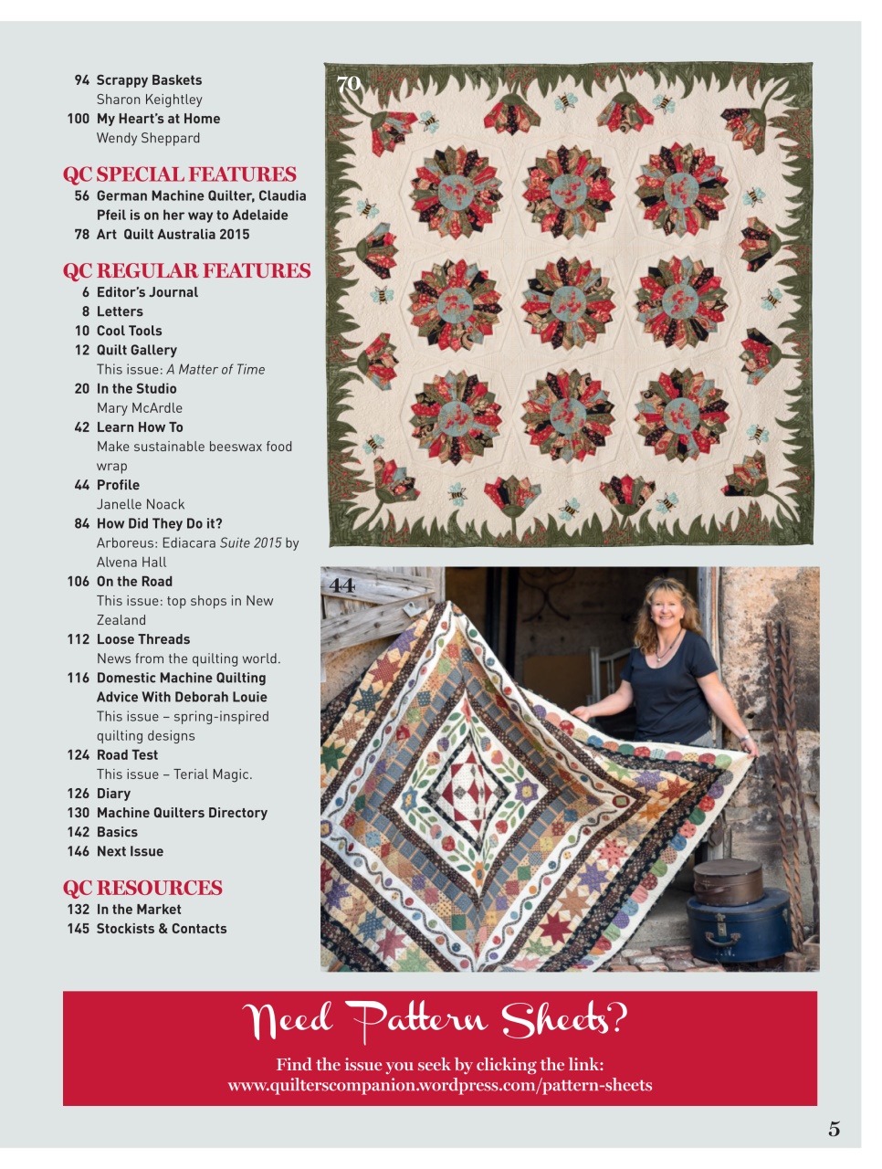 Quilters Companion Preview Pages