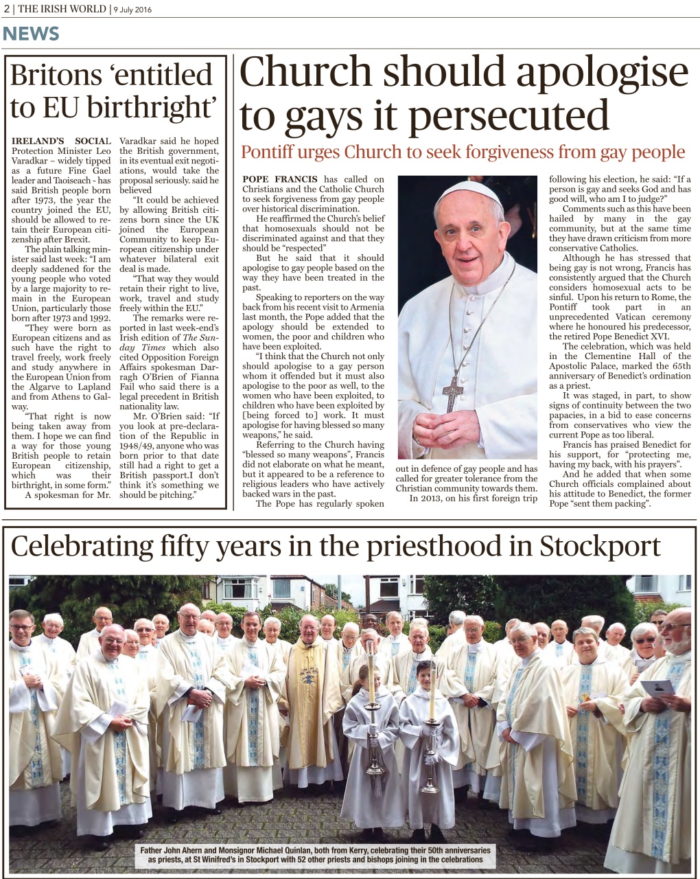 Irish World Preview Pages