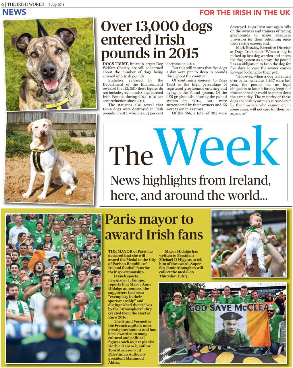 Irish World Preview Pages