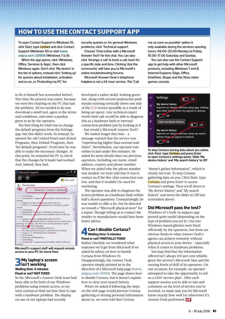 Computer Active Preview Pages