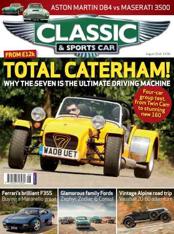 Classic & Sports Car issue August 2016