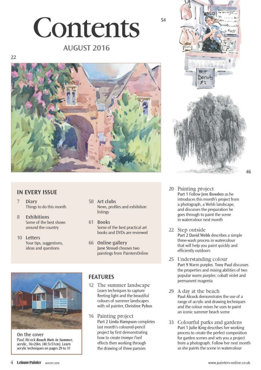 Leisure Painter & The Artist Preview Pages