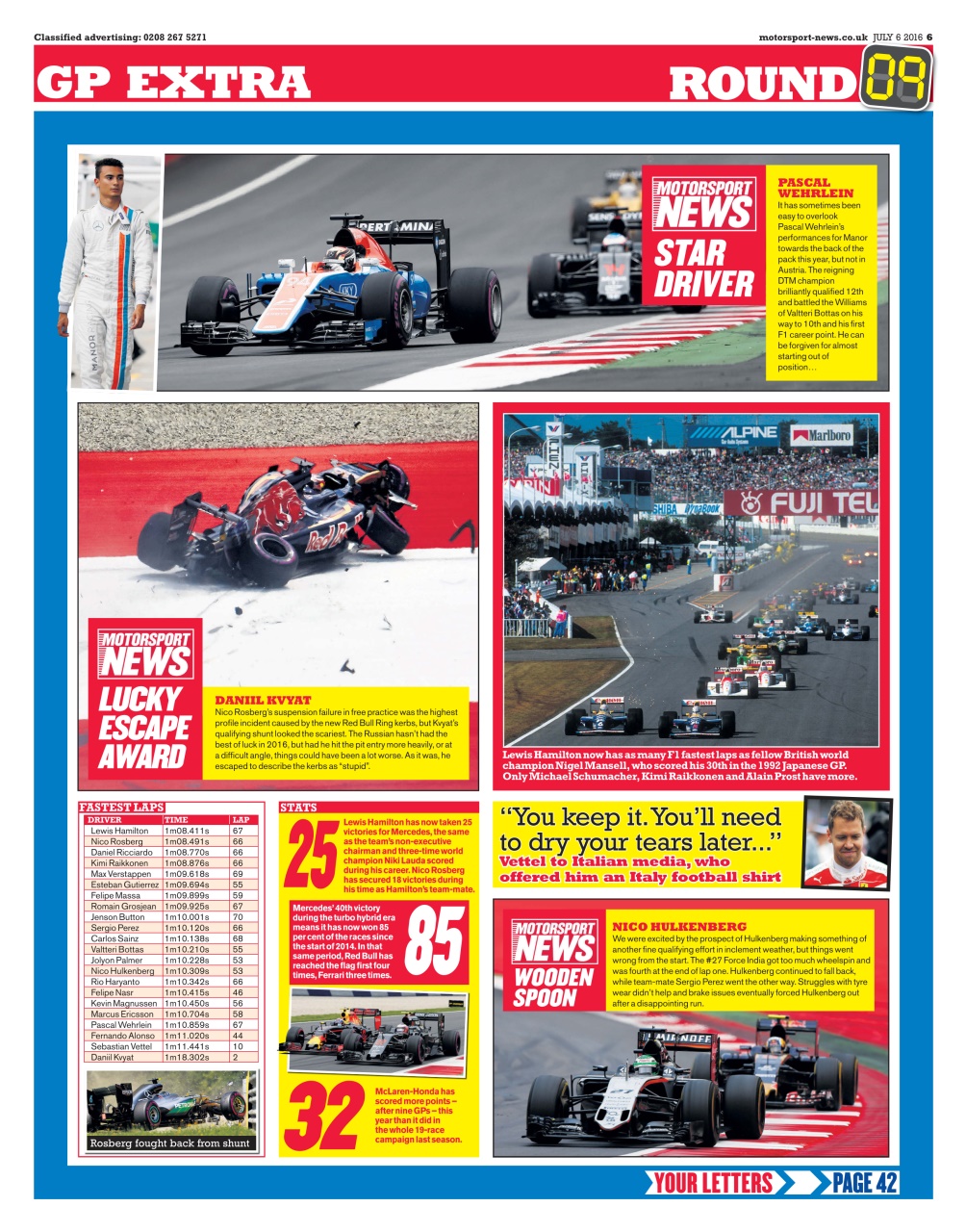 Motorsport News Preview Pages