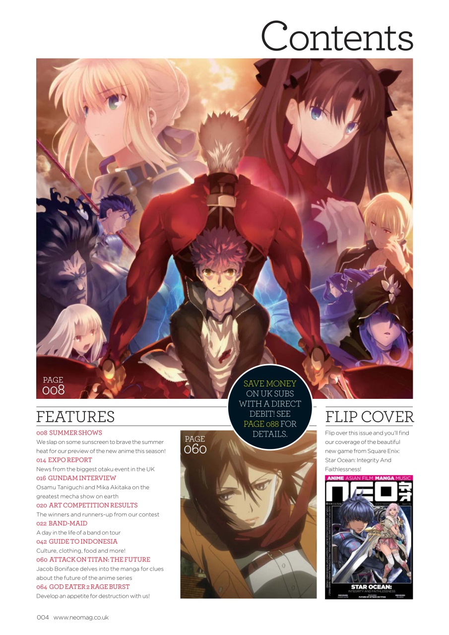 NEO Magazine Preview Pages