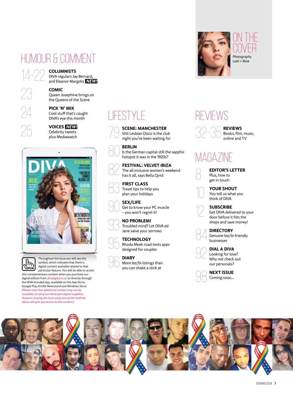 DIVA Magazine Preview Pages