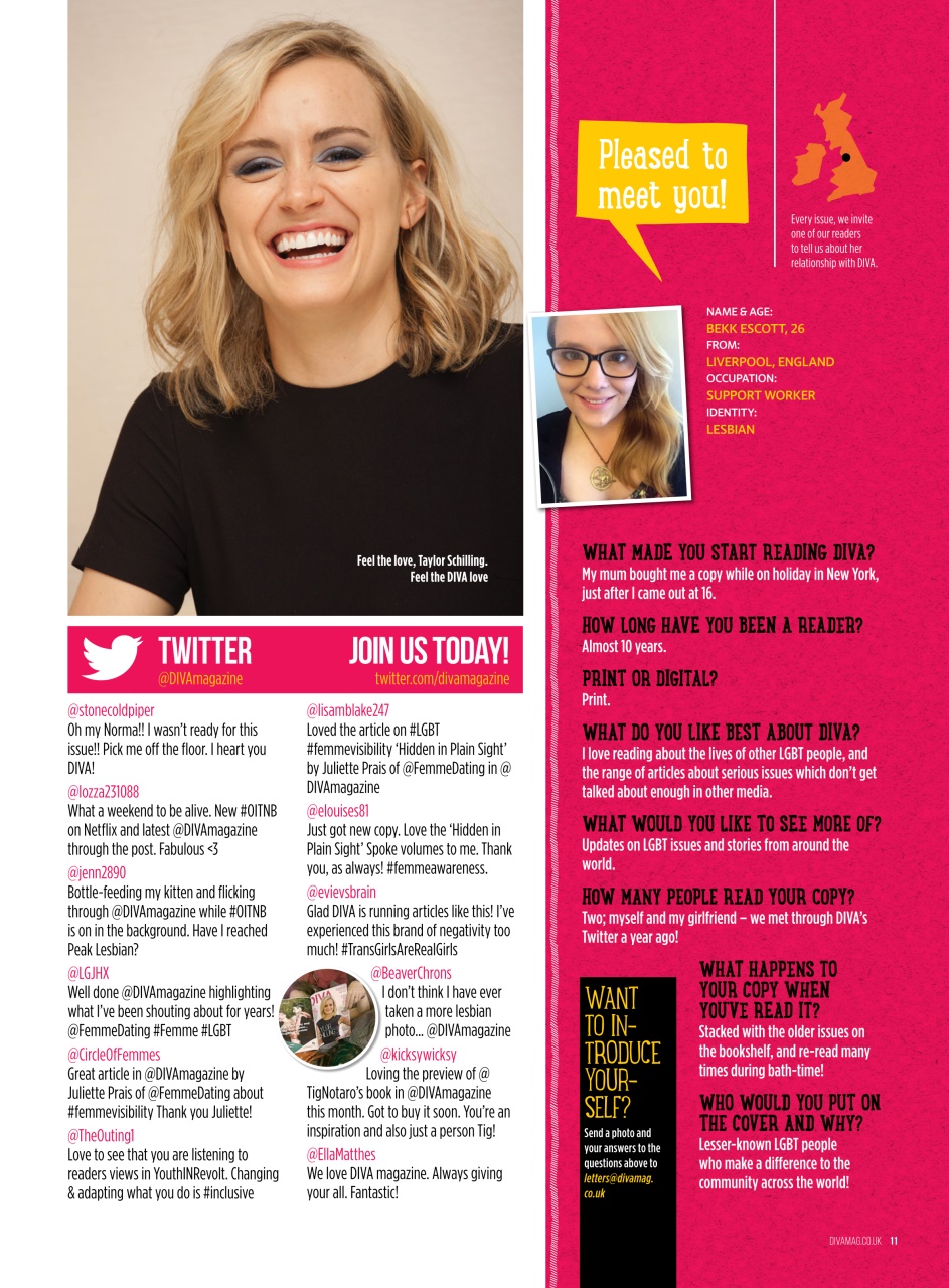 DIVA Magazine Preview Pages