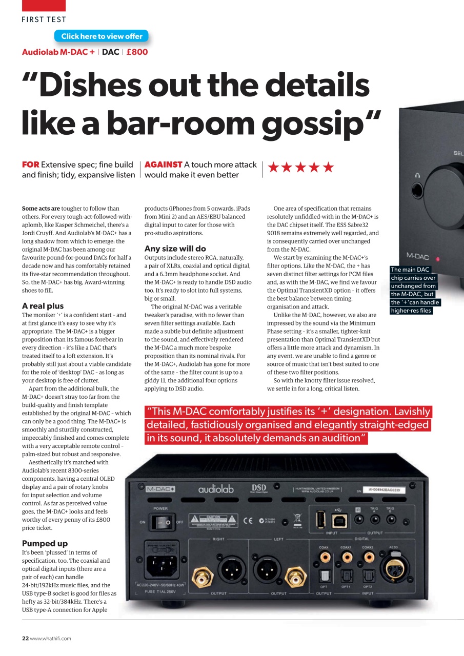 What HiFi Preview Pages