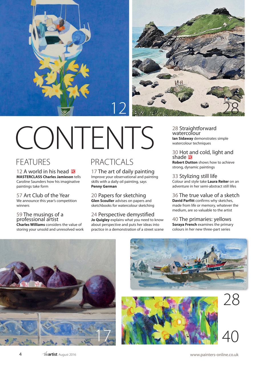 The Artist Preview Pages