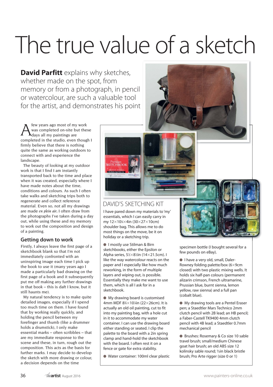 The Artist Preview Pages