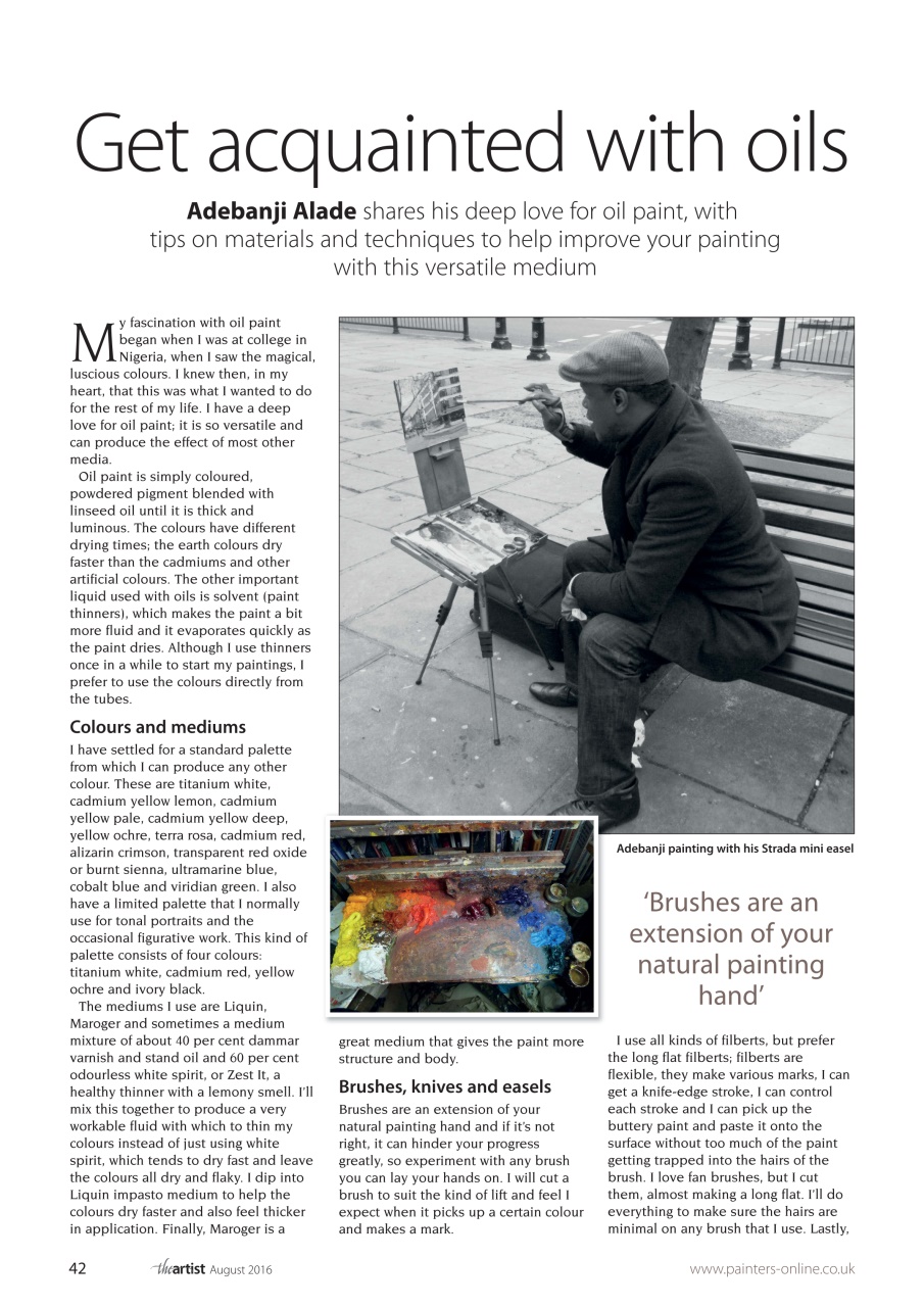 The Artist Preview Pages