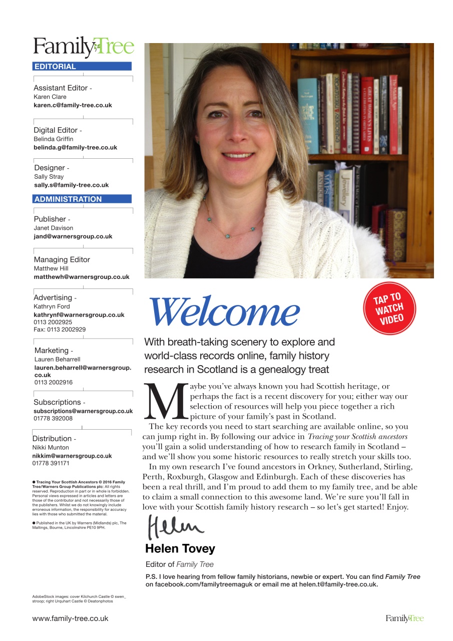 Family Tree Preview Pages