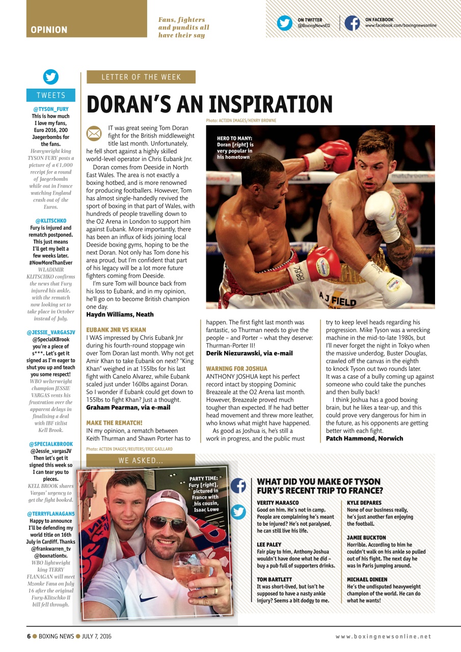 Boxing News Preview Pages