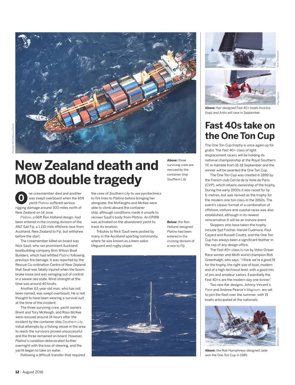 Yachting World Preview Pages