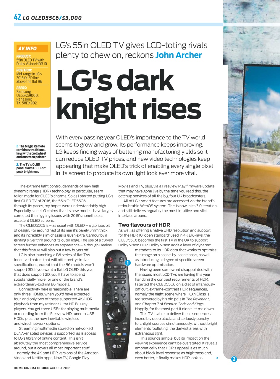 Home Cinema Choice Preview Pages