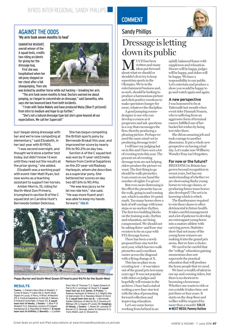 Horse & Hound Preview Pages