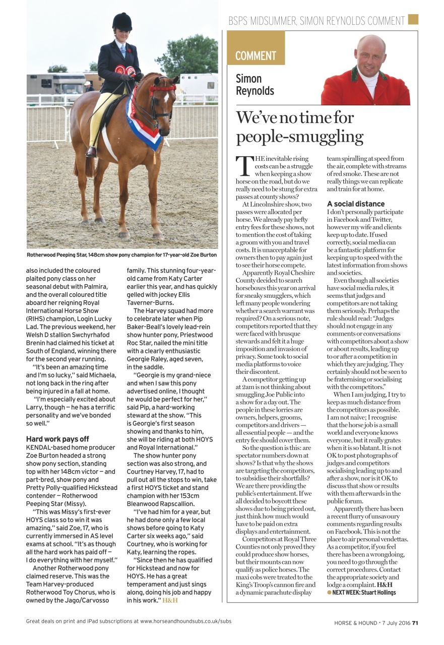 Horse & Hound Preview Pages