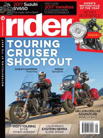 Rider Magazine issue September 2016