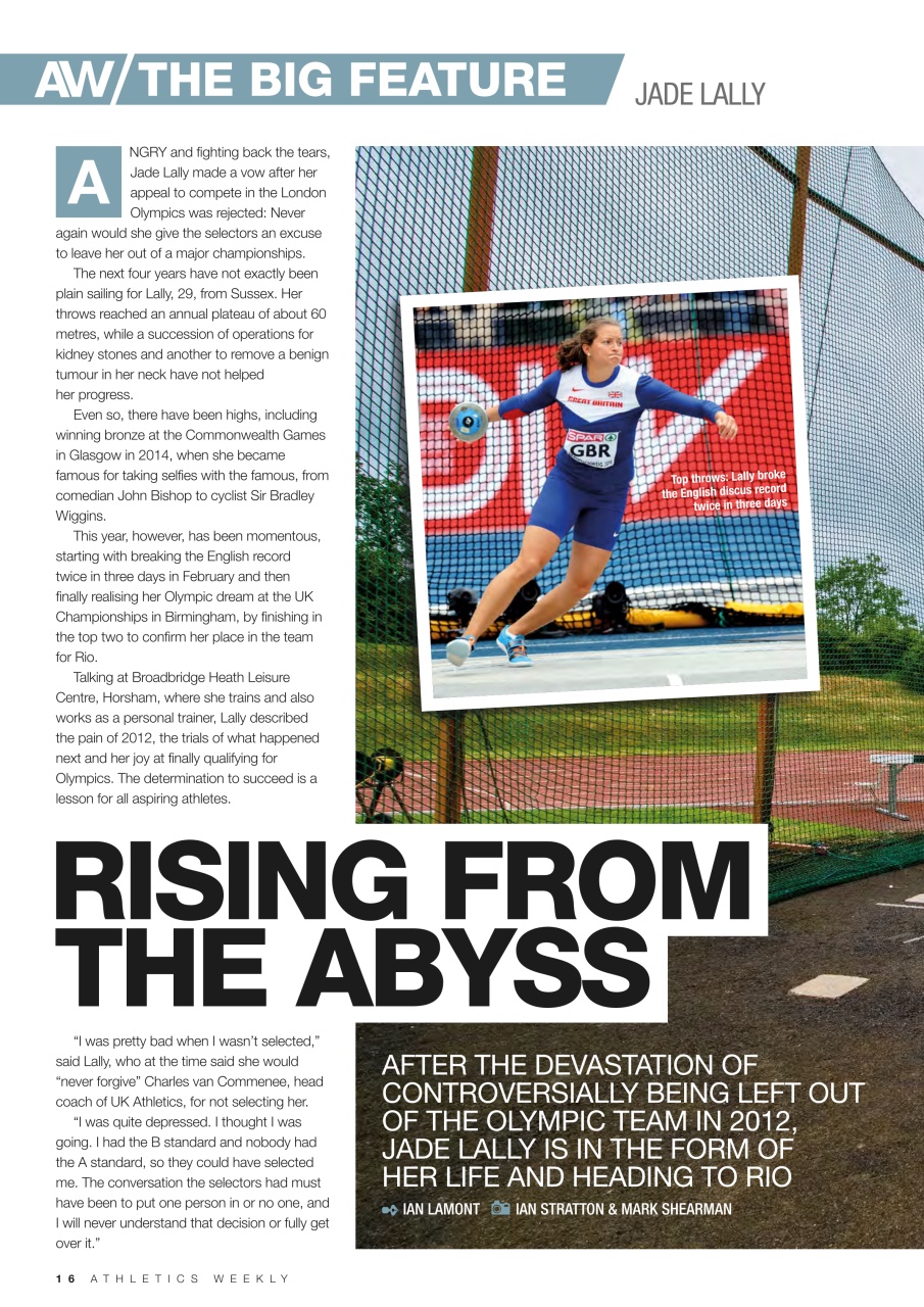 AW – Athletics Weekly Magazine Preview Pages