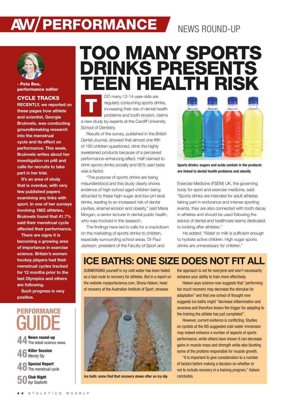 AW – Athletics Weekly Magazine Preview Pages