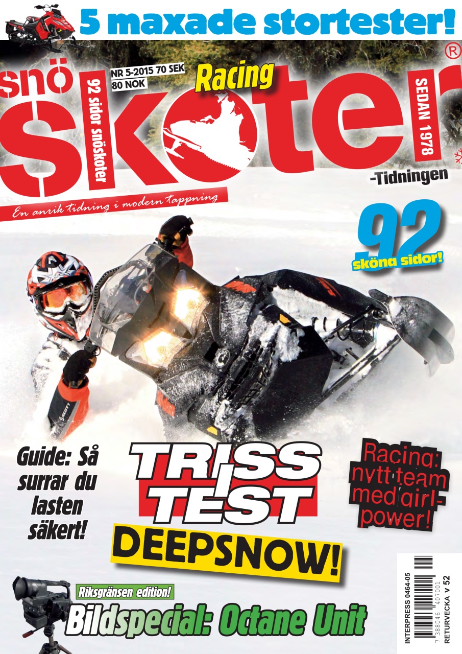 Tidningen Snöskoter Preview Pages