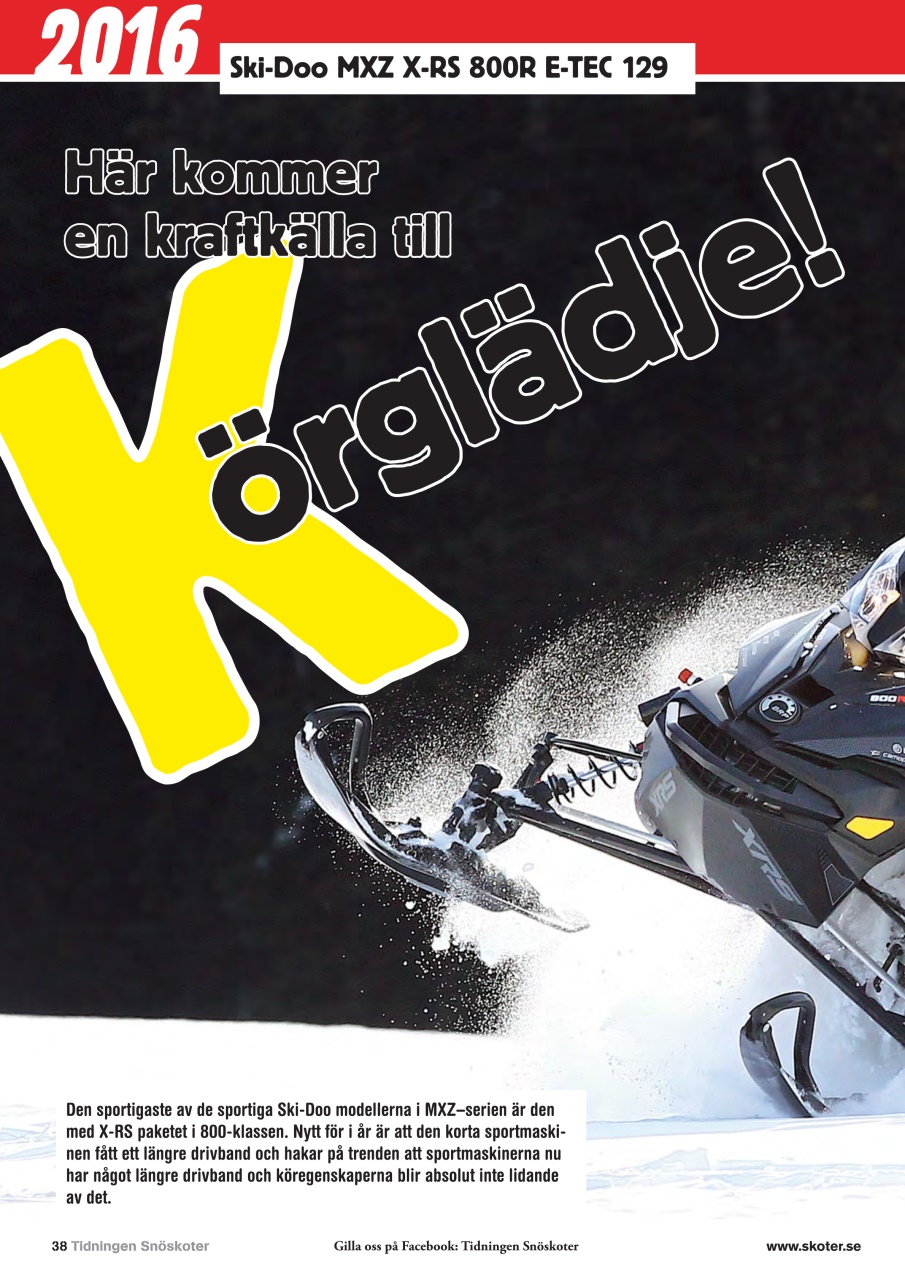 Tidningen Snöskoter Preview Pages