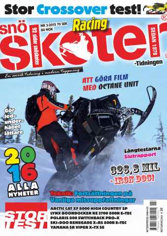 Tidningen Snöskoter issue 3-2015