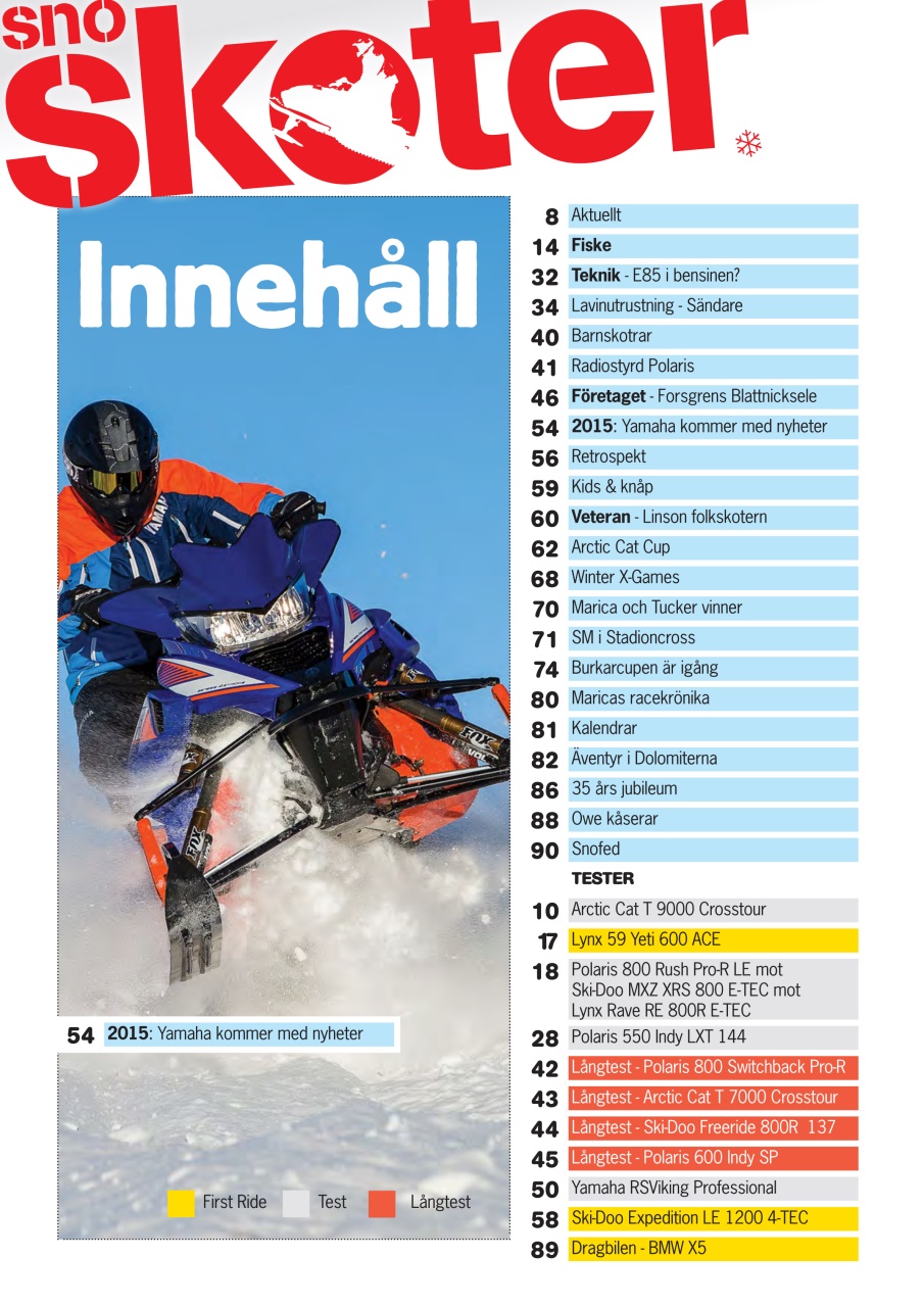 Tidningen Snöskoter Preview Pages