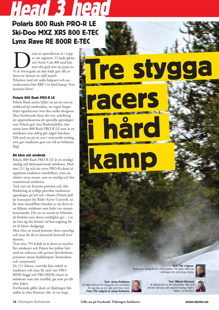 Tidningen Snöskoter Preview Pages