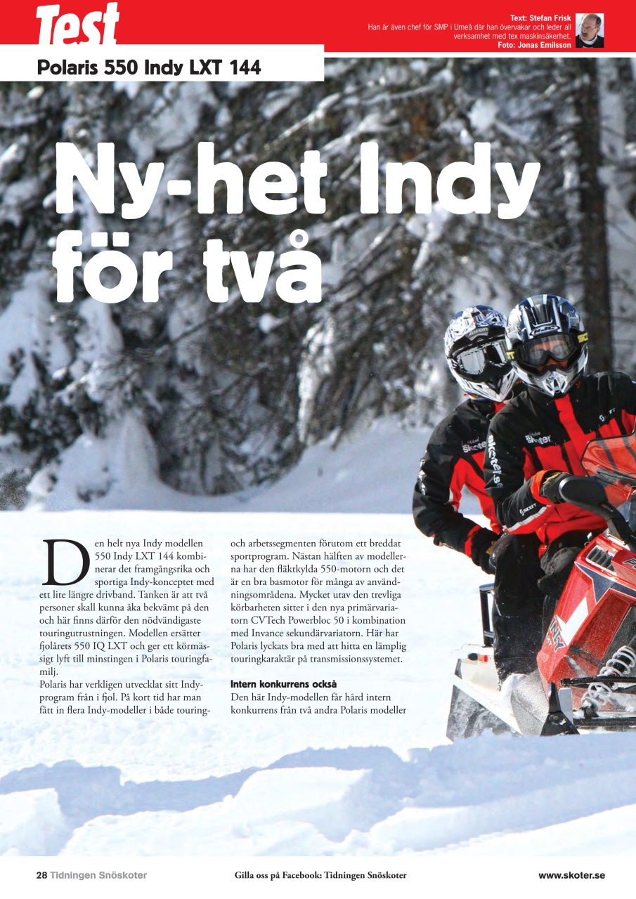 Tidningen Snöskoter Preview Pages
