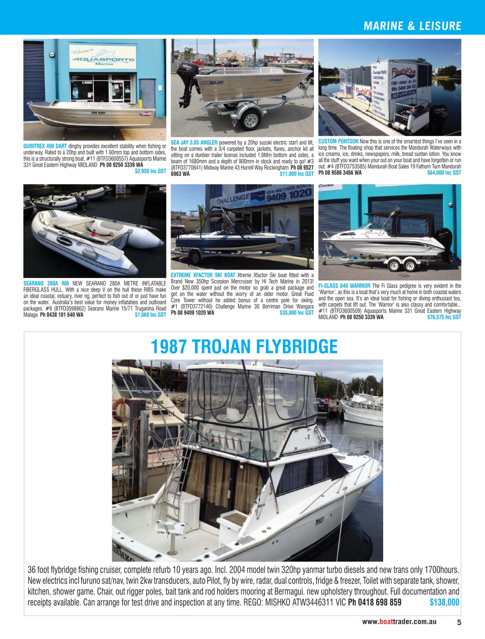 Boat Trader Australia Preview Pages