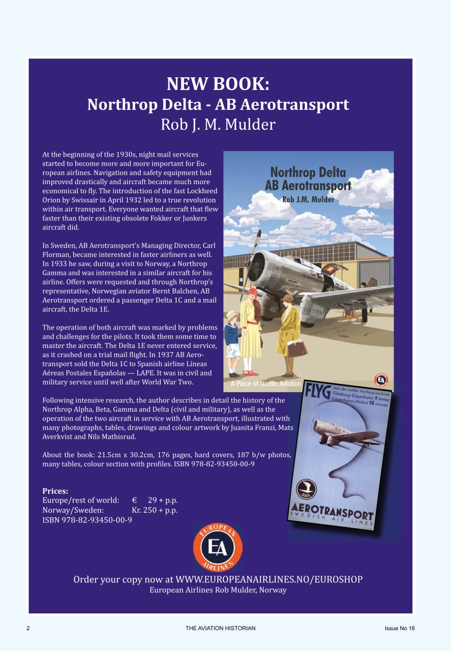 The Aviation Historian Magazine Preview Pages
