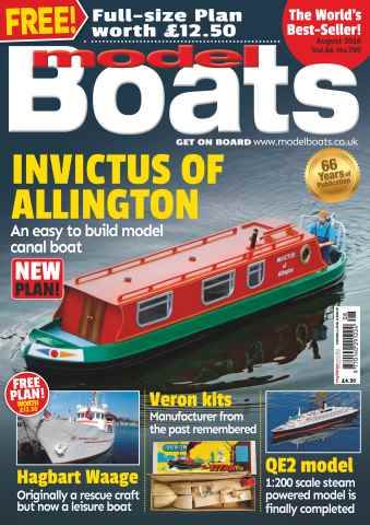 Model Boats issue August 2016