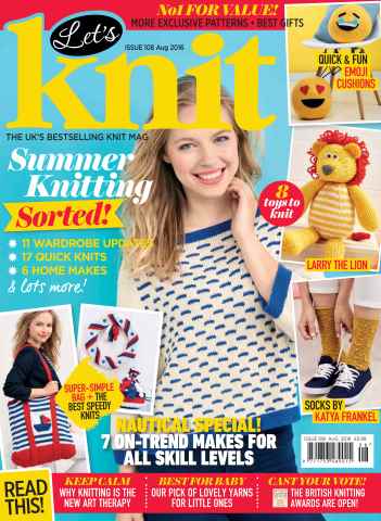Let's Knit issue Aug-16