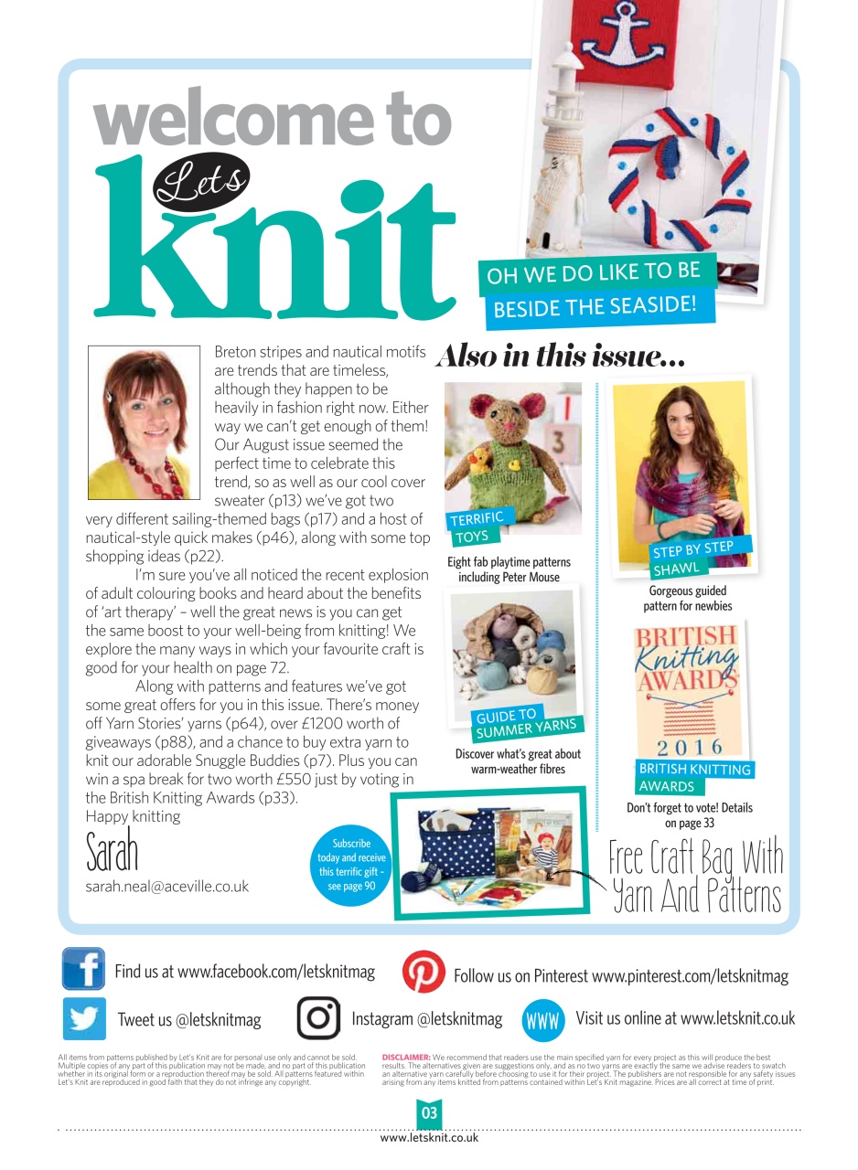 Let's Knit Preview Pages