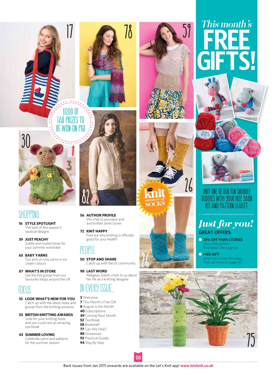 Let's Knit Preview Pages