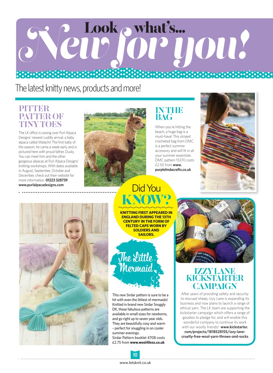 Let's Knit Preview Pages