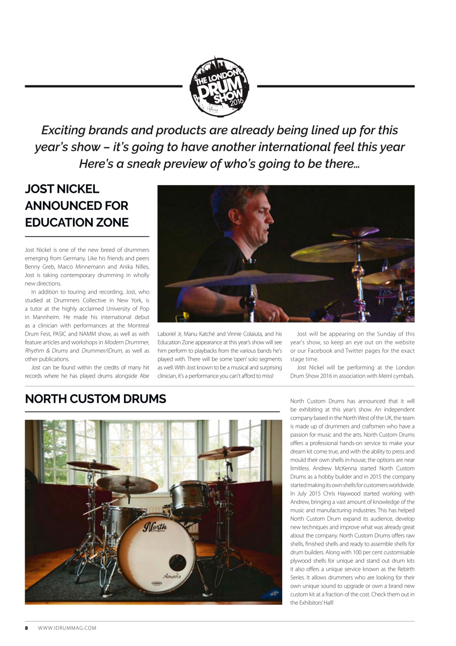 iDrum magazine: Never miss a beat Preview Pages