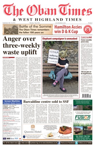 The Oban Times & Lochaber Times issue 