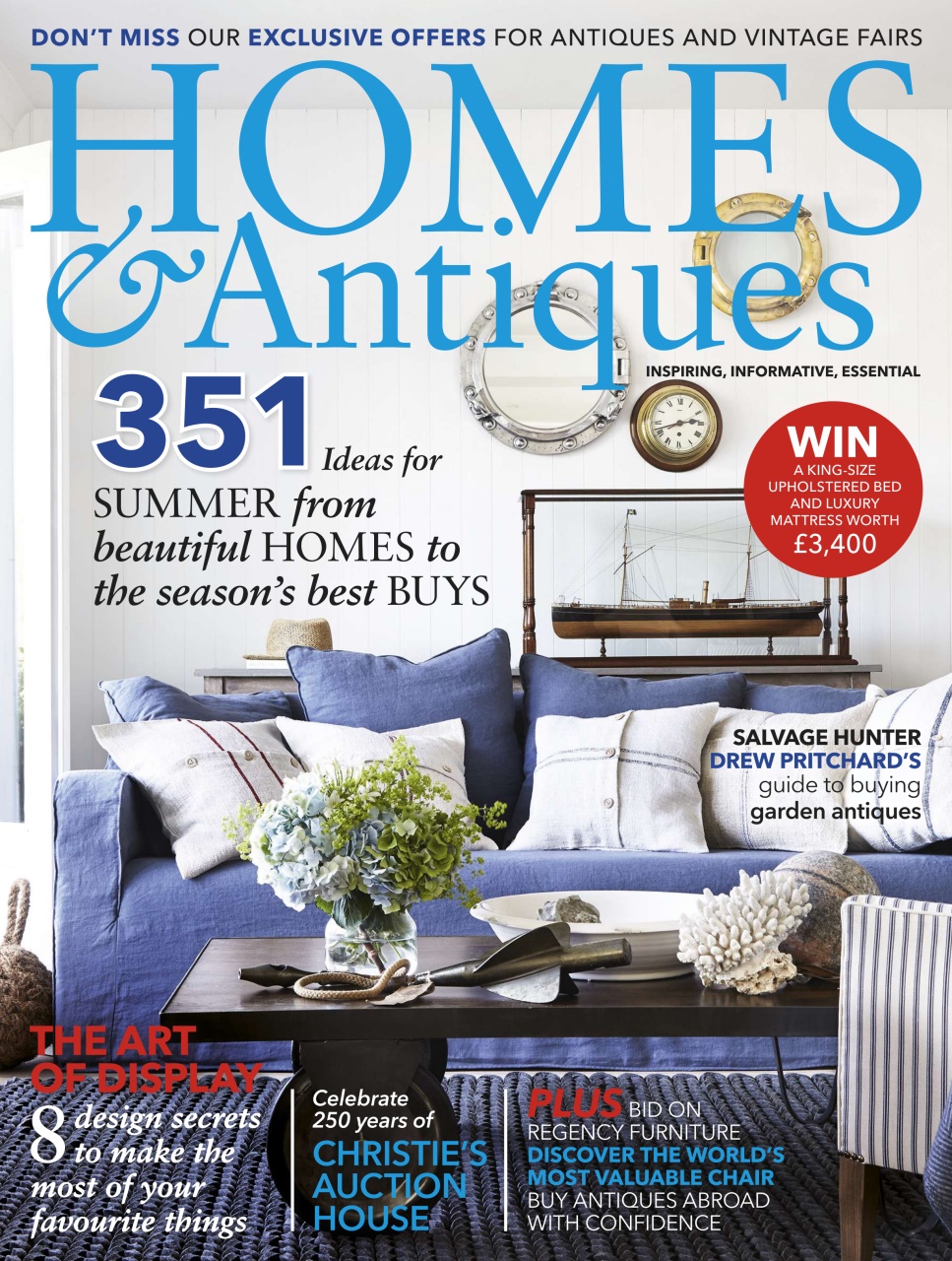Homes & Antiques Magazine Preview Pages