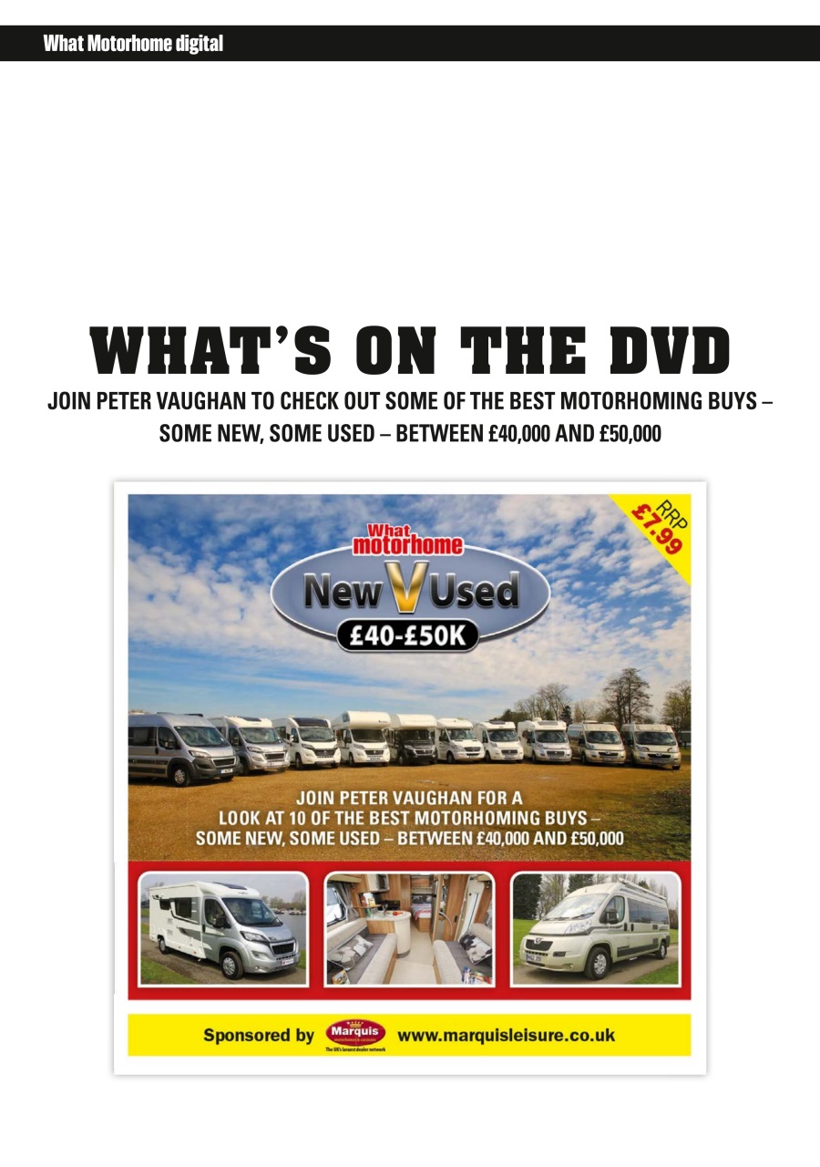What Motorhome magazine Preview Pages