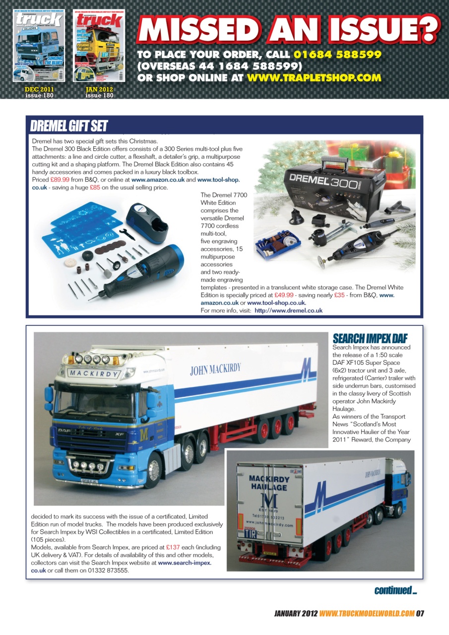 Model Car Truck Motorcycles World Preview Pages